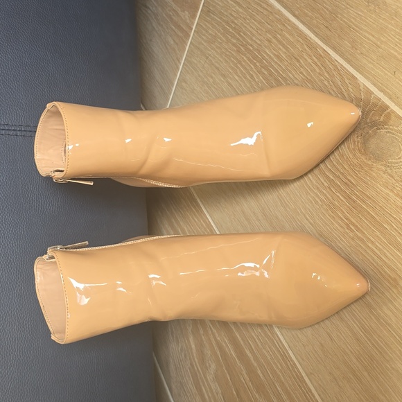 Patent Ankle Boots - Picture 2 of 9